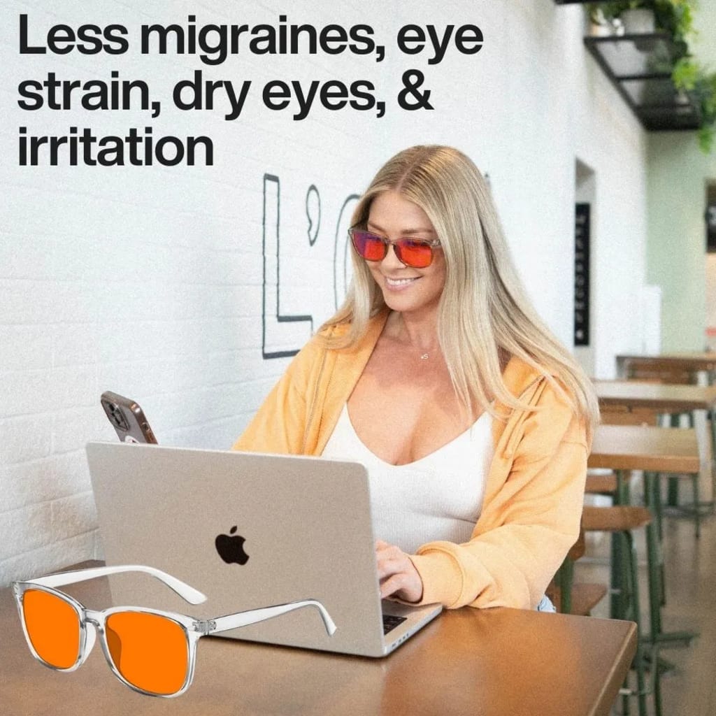 Flow State Unisex Red Lens Blue Light Glasses
