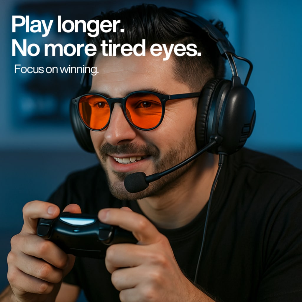 Flow State Unisex Red Lens Blue Light Glasses